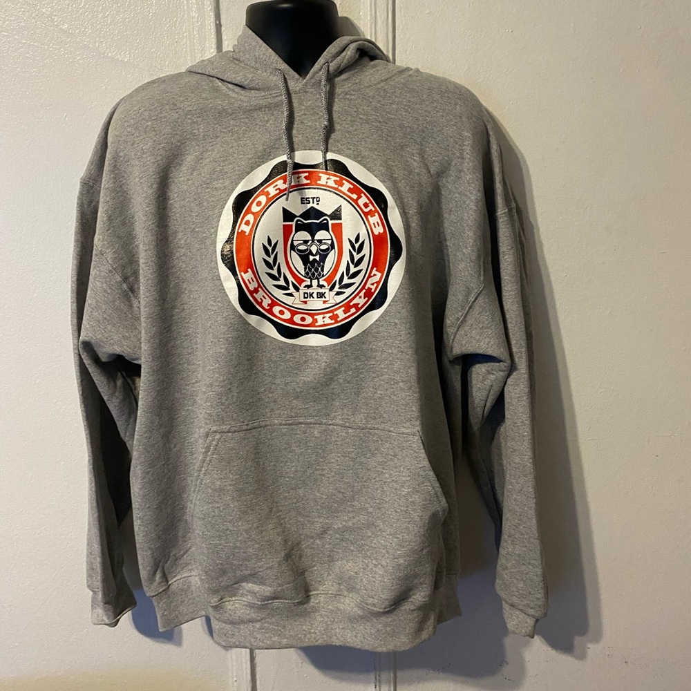 Dork Klub Brooklyn. Original grey hoodie.